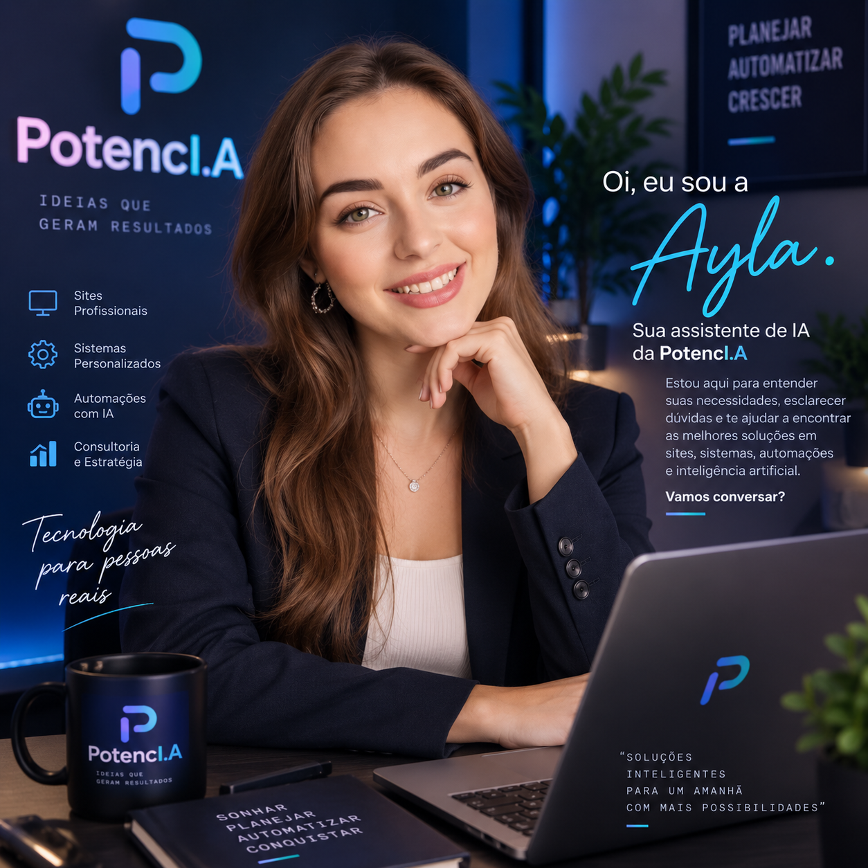 Ayla, assistente de IA da PotêncI.A